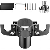 cheap Tool Accessories-Aluminum Trailer Towing Chain Organizer &amp; 7-Way Plug Holder, Trailer Chain Holder, Trailer Towing Organizer Powder Coating, Heavy-Duty RV Tongue Jack Accessories for Outside Travel Camper