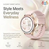 cheap Smartwatch-Smart Watch for Women, 1.27" Round Display Elegant Smartwatch with AI Voice Assistant, SpO2 Heart Rate Sleep Monitor, 100+ Watch Faces, Fashion Fitness Tracker for Android iOS