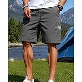 Недорогие Низ-Муж. Уличные шорты Шорты-карго Шорты для туризма и прогулок Шорты Камбат Лето Весна Осень На открытом воздухе Стандартный Водонепроницаемость Быстровысыхающий Легкость Дышащий Шорты Кулиска Карман