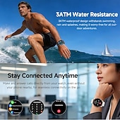 baratos Smartwatch-Relógio inteligente GPS masculino com chamada Bluetooth, relógio militar robusto para atividades ao ar livre com bússola, barômetro e altímetro, resistente à água até 3 ATM, mais de 100 modos