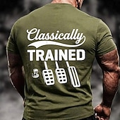  Men's Classically Trained Manual Pedals Funny Car Enthusiast Graphic T Shirt Casual Short Sleeve Crew Neck Regular Fit Gearhead Gift Designer Clothing Apparel S M L XL XXL XXXL