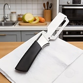 baratos Utensílios para cozinhar e guardar Fruta &amp; Vegetais-Conjunto de 2 descascadores e abridores de garrafa multifuncionais em aço inoxidável, utensílio de cozinha 2 em 1, descascador resistente para frutas e legumes como batatas, cenouras, pepinos e maçãs,