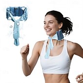 cheap Heating &amp; Cooling-Summer Neck Cooling Cold Sensation Ice Scarf ice Pack Sports Headscarf Pet Ice Scarf  Outdoor Shoulder And Neck Heatstroke Prevention Ice Scarf, Physical Cooling And Coolness, Wearing Sports Ice Band