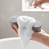 ieftine Baie și îngrijire personală-8 bucăți mingi de baie exfoliante 3D ultra-moi, scrubber corporal reutilizabil pentru curățarea profundă și îndepărtarea pielii moarte, durabil și igienic, potrivit pentru utilizare la spa acasă, face