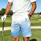 levne Tiskované šortky-Pánské Geometrický Puntíky Abstraktní umění Bermudské kraťasy Neformální šortky Golfové šortky Středně vysoký pas Obchodní příležitostné Práce Golf Plážová dovolená Šortky s plochým předním dílem a 4