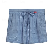 cheap Swim Trunks &amp; Board Shorts-Men's Board Shorts Swim Shorts Swim Trunks Solid Colored Drawstring Boyleg with Pockets Quick Dry Lightweight Elastic Swimwear Surfing Beach Swimming Summer