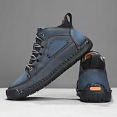 preiswerte Lässige Schnürschuhe-Weiße Herren-Sneaker, leichte Schnürschuhe für bequemes Gehen, ideal für Alltag, Reisen, Pendeln und einen minimalistischen, eleganten Freizeitlook.