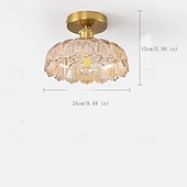 olcso Süllyesztett és félig süllyesztett lámpák-24 cm Sziget Design Mennyezeti világítás Fém Szüret 110-120 V 220-240 V