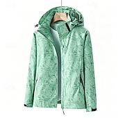 voordelige Waterdichte jassen-Dames Windjack Softshell jas Wandeljack Buiten waterdicht Winddicht Sneldrogend Ademend Wandeloutfits Wandelkleding Zomer Lente Jack Kleding Bovenlichaam Klimmen Kamperen / wandelen / grotten