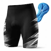 abordables Shorts, collants et pantalons pour hommes-Homme Géométrique Shorts de route Shorts de vélo Shorts de cyclisme rembourrés Vélo Shorts Bas Coupe Slim Des sports Coussin 3D Séchage Rapide Évacuation de la transpiration Respirant Noir Bleu Roi