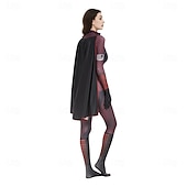 baratos Trajes para casais e grupos-Anti-herói Super-vilão Super heroi Fantasia fantasia Fatos de Corpo Patriótico for Unisexo Crianças Adulto Dia Das Bruxas Carnaval Espetáculo Comic Con