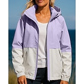 economico Giacche impermeabili-Per donna Giacca a Vento Giacca softshell Giacca da escursionismo Esterno Impermeabile Antivento Traspirante Abbigliamento da trekking Abbigliamento da trekking Primavera Autunno Top Pesca Campeggio