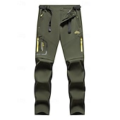 billiga lediga byxor-Herr Långbyxor Taktiska byxor Casual byxor Vandringsbyxor Utomhusbyxor Ficka Konvertibel Ensfärgat Vattentät Snabb tork Dagligen Utomhus Helgdag Streetwear Stylish Kaki Svart Oelastisk