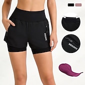 preiswerte Hosen, Shorts und Röcke für Frauen-wosawe Damen schnelltrocknende Sommer-Fitness-Radlerhose, Yoga &amp;Freizeithosen, Rennradhosen