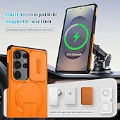 preiswerte 2026 Samsung Galaxy S26 Serie-Handy Hülle Handyhüllen Für Samsung Galaxy S26 S25 Edge S24 FE S23 Ultra Plus A37 A57 A56 A36 A26 A16 Rückseite Mit Magsafe Mit Ständer Unterstützt kabelloses Laden Stoßfest Rüstung ABS + PC