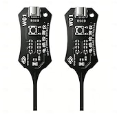 ieftine Piese de Schimb-2 buc tester portabil mini inductor, instrument de testare a bobinei plăcii de bază de înaltă precizie alimentat de tip C, instrument de diagnosticare și reparare rapidă a defecțiunilor inductanței