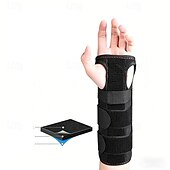 cheap Braces &amp; Supports-Long Wrist Brace Splint with 4 Adjustable Straps - Extended Forearm Support for Carpal Tunnel, Tendonitis, and Wrist Fractures