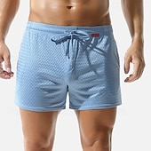 cheap Swim Trunks &amp; Board Shorts-Men's Board Shorts Swim Shorts Swim Trunks Solid Colored Drawstring Boyleg with Pockets Quick Dry Lightweight Elastic Swimwear Surfing Beach Swimming Summer
