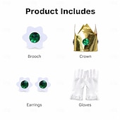  Kit de acessórios de fantasia de princesa mágica para meninas - perfeito para aniversários &conjunto de presentes de Halloween