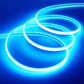 cheap COB Strip Lights-220V Dimmable COB LED Neon Strip Light Outdoor Waterproof Super Bright 280LEDs/M Flexible Lamp Garden Home Bar Decor