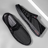 economico Scarpe Casual Slip-On-mocassini casual da uomo beige, leggeri, traspiranti e comodi, perfetti per camminare, eleganti e informali, ideali per l'uso quotidiano, i viaggi, la guida, l'ufficio e un look rilassato per il fine settimana.