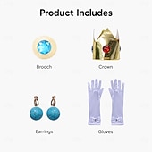  Kit de acessórios de fantasia de princesa mágica para meninas - perfeito para aniversários &conjunto de presentes de Halloween