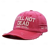  „Still Not Dead“-Baseballkappe für Herren, verstellbare Kappe mit dem Aufdruck „Hard to Kill“, humorvolle Vintage-Dad-Cap, lässige Outdoor-Sportkappe, robuste Baseballkappe im Retro-Stil für Herren