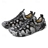 cheap Casual Sneakers-Men's Black Quick-Dry Water Shoes Lightweight Barefoot Aqua Sneakers Breathable Non-Slip Outdoor Footwear for Water Activities, Swimming, Beach Sports, Kayaking and Coastal Travel