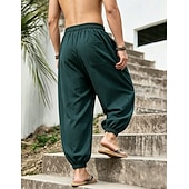 economico pantaloni casual-Per uomo Joggers Pantaloni Pantaloni casual Pantaloni a Nido d'Ape Coulisse Tasca Elastico in vita Tinta unica Asciugatura Rapida Leggero Quotidiano All'aperto Vacanza Vacanza Elegante Nero Bianco