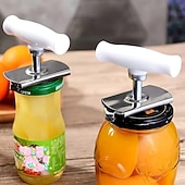 abordables Ouvre-bouteilles-Lot de 2 ouvre-bocaux ergonomiques en acier inoxydable, pour une ouverture facile des couvercles. Conception métallique durable pour bocaux et récipients alimentaires. Pince pour ouvrir les bocaux de