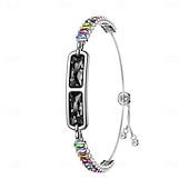 cheap Smart Wristbands-Elegant Smart Bracelet for Women, Jewelry Fitness Tracker with Sleep &amp; Activity Tracking, IP68 Waterproof Smart Jewelry with App Sync, Long Battery Life, Adjustable Crystal Bangle, Fashion Gift
