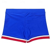 billige Swim Trunks &amp; Board Shorts-Men's Swim Shorts Swim Trunks Solid Colored Drawstring Boyleg Quick Dry Stretchy Breathable Swimwear Bottoms Surfing Water Sports Swimming Summer
