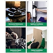 economico accessori per trapano-Prolunga flessibile per albero da 1/2", bussola dinamometrica, chiavi a cricchetto, chiave elettrica, biella, barra di prolunga flessibile per spazi ristretti, utensile manuale per riparazioni