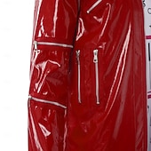 preiswerte Herrenkostüme-Popstar der 80er Sänger Kostüm mit roter Jacke Ausgefallene Kostüme Musik- und Bühnenikonen Retro Vintage 1980er for Herren Erwachsene Halloween Karneval Buchwoche Party Leistung Symphonie der