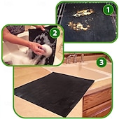 cheap Grills &amp; Outdoor Cooking-Set of 5 High-Temperature Resistant Non-Stick BBQ Mats, Oven and Microwave Mats, Outdoor Picnic and Barbecue Non-Stick Grilling Mats