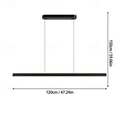 cheap Line Design-LED Pendant Light Modern style Nordic Design Modern Simple American Light Luxury Bar Lighting Creative Net Long Living Room Restaurant Lamps