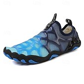 cheap Casual Sneakers-Men's Black Quick-Dry Water Shoes Lightweight Barefoot Aqua Sneakers Breathable Non-Slip Outdoor Footwear for Water Activities, Swimming, Beach Sports, Kayaking and Coastal Travel