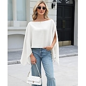 abordables Cape-Women's Wrap Mother's Wraps Bridal's Wraps Wedding Guest 's Wraps Cape Elegant Ladies Formal Style Sleeveless Chiffon Wedding Wraps With Pure Color For Daily Spring &amp; Summer