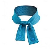 cheap Heating &amp; Cooling-Reusable Cooling Ice Scarf Ice Scarf with A Natural Cool Feeling Sweat-wiping Towel Outdoor Ice Belt Sports Headscarf Cooling Cold Towel Outdoor Running Cycling Bandana