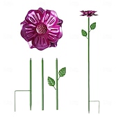 baratos observação de pássaros e vida selvagem no quintal-Estação de água para abelhas para jardim, com lindo design floral, comedouros combinados para abelhas e borboletas, banheiras e bebedouros para abelhas, itens essenciais para jardinagem, decoração de