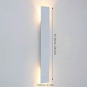 cheap Outdoor Wall Lights-Outdoor Modern Nordic Style Outdoor Wall Lights Living Room Outdoor Aluminum Wall Light IP54 110-120V 220-240V 18 W