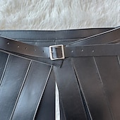 preiswerte Unterteile-Retro Vintage Mittelalterlich ROMAN Pteruges Gladiatorenrock Romanische Kostüme Krieger Gladiator Kostüm Herren Halloween Karneval Maskerade Leistung Renaissance-Messe LARP Erwachsene Pteruges