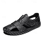 cheap Casual Sandals-Men's Beige Fisherman Sandals - Lightweight Adjustable Comfort Summer Shoes - Casual Outdoor Footwear for Travel, Beach Vacation, Daily Leisure and Warm Weather Wear