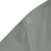  Homens Camisa de golfe Polos Piquê O negócio Casual gola pólo com nervuras Manga Curta Moda Básico Côr Sólida Botões Verão Primavera & Outono Normal Preto Branco Verde Claro Azul Marinho Cinzento