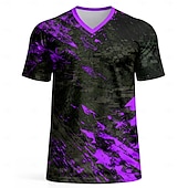 cheap Running Tee &amp; Tank Tops-Men's Soccer Jersey Geometric Abstract Athletic Short Sleeve T-Shirt UPF 50 Quick Dry Breathable mesh fabric 2026 Soccer Fan Tee Training Gym Running Sports Green and Black