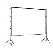 baratos Telões de Projetor &amp; Acessórios-Tela de projeção com tripé de 100 e 120 polegadas, formato 16:9 HD 4K, portátil, para uso interno e externo, com bolsa de transporte. Altura ajustável e tela de projeção sem rugas, ideal para cinema