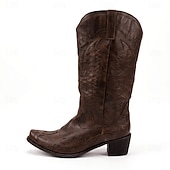 billige Ville vesten-Retro / vintage Hippie 1970erne Sko Western Boot Hippie West Cowboy Kostyme Herre Dame Karneval Maskerade Feriereise Fest / aften Dagligdagstøy Voksne Sko