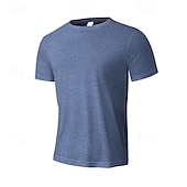 economico T-shirt e Canottiere da Corsa-Per uomo Tinta unita T-shirt da corsa Maglia a compressione Maglia atletica Sport in alto Estate Primavera Classico Manica Corta Asciugatura Rapida Leggero Traspirante Allenamento in Palestra