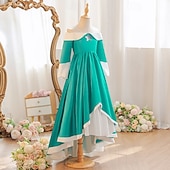 economico Costumi per bambine-Videogioco dell'idraulico Principessa Principessa Galattica Principessa Stellare Principessa delle Stelle Vestito Costume di fantasia Ragazze Bambini Halloween Carnevale Settimana del libro Feste Con