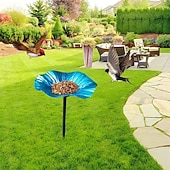 cheap Decorative Garden Stakes-Outdoor Bird Feeding Tray, Creative Branch-Style Bird Feeder for Garden, Patio, Courtyard, or Backyard, Durable and Weather-Resistant Flower Ground Insert Ornament, Easy-to-Install
